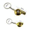 Car Tuning Accessories Turbo Keychain Decorative Pendant, Style: Large Gold