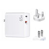 PD-65W USB-C / Type-C + QC3. 0 USB Laptop Charging Adapter, UK Plug / US Plug(White)