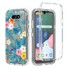 For LG K31 2 in 1 High Transparent Painted Shockproof PC + TPU Protective Case(Banana Leaf)