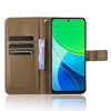 For vivo Y19s 4G Diamond Texture Leather Phone Case(Brown)