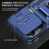 For Xiaomi Poco C65/Redmi 13C Armor PC + TPU Camera Shield Phone Case(Navy Blue)