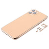 iPhone 11 Pro Back Cover Gold - SIM Tray, Side Keys & Lens