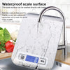 Stainless Steel Small Food Electronic Scale Kitchen Portable Baking Electronic Scale, Colour: 5kg/1g (Rechargeable White)