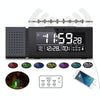 TS-P30 Multifunctional Night Light Alarm Digital Clock with FM Radio & Temperature / Humidity Display & IR Sensor Function(Black)