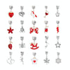 TZ-05 63 In 1 Colorful Crystal Cartoon DIY Jewelry Children Bracelet(Red Suit)