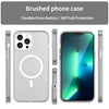 For iPhone 12 Pro Max MagSafe Frosted Translucent TPU + PC Full Coverage Phone Case(White)