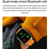 LEMFO HK95 1.952 inch BT5.0 IP68 Sport Smart Watch, Support Bluetooth Call / Sleep / Blood Oxygen / Heart Rate / Blood Pressure Health Monitor(Gold)