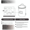 Car Outdoor Bottle Wipes Food Heating Warm Bag Temperature Adjustable Bottle Warmer (Black)