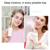 1.5W - 2W 175ml Mini Portable USB Negative Ions Humidifier Beauty and Water Supplement Instrument with Colorful LED Light(White)