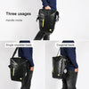 Rhinowalk Bicycle Backpack Full Waterproof Shelf Bag 25L Unilateral Frame Bag Long-distance Travel Bicycle Bag(Full Black)