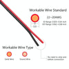 Straight Plug Quick Terminal Block No Strip Multifunctional Wire Connector, Model: H2-T