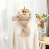 Winter Students All-Match Knitting Thickening Warm Small Fresh Scarf, Size:210 x 40cm(Fawn-Beige)