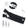 197pcs Zinc Alloy Painted Nylon Zipper Puller Set For Clothing Tent Install
