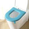 Household Thickened Waterproof Washable Toilet Seat, Color: Blue