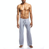 Comfortable Lounge Pants Homme Sleep Bottoms, Size:XXL (Gray)
