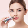 2 In 1  Electric Shaver Lady Eyebrow Trimmer Lipstick Automatic Facial Hair Removal Device, Style: Dry Battery