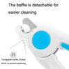 Pet Nail Clippers with LED Light, Blue - Cat & Dog Nail Trimmer