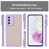 For Samsung Galaxy A36 5G Armor Glaze PC Hybrid TPU Phone Case(Purple)