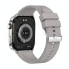 TK16 2.04 inch LCD Screen Silicone Strap Smart Watch Supports Health Monitoring(Grey)