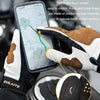SULAITE Motorcycle Riding Breathable Conductive Touch Screen Full Finger Gloves, Size: XXL(Black)