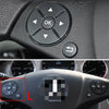 Car Multi-functional Steering Wheel Left Switch Button for Mercedes-Benz W204 / W212 / X204 2008-2015, Left and Right Drive Universal (Grey)