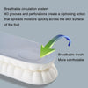 1pair Thickened Arch Support Cushioning Shock Absorbent Sweat Anti-Odor Breathable Insoles, Size: 41-42(Black)