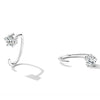 S925 Sterling Silver Sparkling Ear Hook Women Earrings