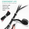 DUX DUICS Stoyobe Circle Hook and Loop Cable Ties, Length: 3m(Black)