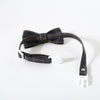 Grey Cat & Dog Bow Tie Collar, Adjustable S (17-32cm)