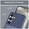 For Samsung Galaxy S25 5G Thunderbolt Shockproof TPU Phone Case(Blue)