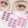 5pairs / Set Little Devil Natural Portable Single Cluster Manga Imitation Eyelashes, Model: 008