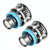 1 Pair H11 27W / DC12V Car Aluminum Alloy LED Headlight (Gold Light)
