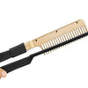 Portable Wet And Dry Clip Hair Straightener Straight Hair Comb(US Plug)