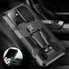 For Samsung Galaxy S21 Ultra 5G Machine Armor Warrior Shockproof PC + TPU Protective Case(Coffee)