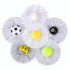 Creative 3D Deco Sport Balls Car Window Crack Decal Sticker (Baseball)