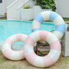 Thickened Outdoor Water Sports Children Swimming Ring, Outer Diameter: 60cm(Pink Grid)