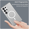 For Samsung Galaxy S25 Ultra MagSafe Frosted Translucent TPU + PC Full Coverage Phone Case(White)