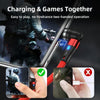ENKAY 3A USB to Type-C / 8 Pin Magnetic 540 Degrees Rotating Fast Charging Cable, Length:1m(Black)