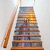 13pcs / Set DIY Creative Silent Sea Stairs Sticker Home Decoration, Size: 18*100cm