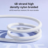 JOYROOM S-A42 Crystal Clear Series Fast Charging Data Cable, Type-C to 8 Pin Cable, Length: 1.2m(White)