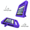 For Amazon Fire 7 2022 Handle EVA Shockproof Tablet Case with Triangle Holder(Purple)