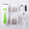 Hair Clipper Rechargeable Electric Clippers Haircut Tools For Children(Green and White)