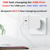 PD-65W USB-C / Type-C + QC3. 0 USB Laptop Charging Adapter + 1.8m USB-C / Type-C to MagSafe 1 / L Head Data Cable, EU Plug / US Plug(Black)