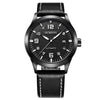 Ochstin 62028 Fashion Fully Automatic Mechanical Watch Waterproof Men  Leisure Mechanical Watch Calendar Leather Watch(Black)