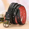 Dandali Ladies Microfiber Bottom Casual Buckle Belt Versatile Jeans Waistband, Length: 105cm(Brown)