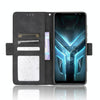 For Asus ROG Phone 3 ZS661KS Wallet Style Skin Feel Calf Pattern Leather Case with Separate Card Slot(Black)
