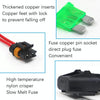 Car Slice Fuse Holder Waterproof Fuse Box Tape Line Fuse Box(Insurance Box With No.12 Cable)