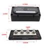 CP-3090 1 Pair  300A 48V 4-way M10 Terminal Busbar(Black + Red)