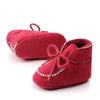 D2245 Winter Warm Baby Cotton Boots Plus Velvet Thickened Baby Walking Shoes, Size: 12cm(Red)