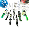 DIY Ghostface Dagger Halloween Crystal Drop Mold, Style: 5601(Transparent)